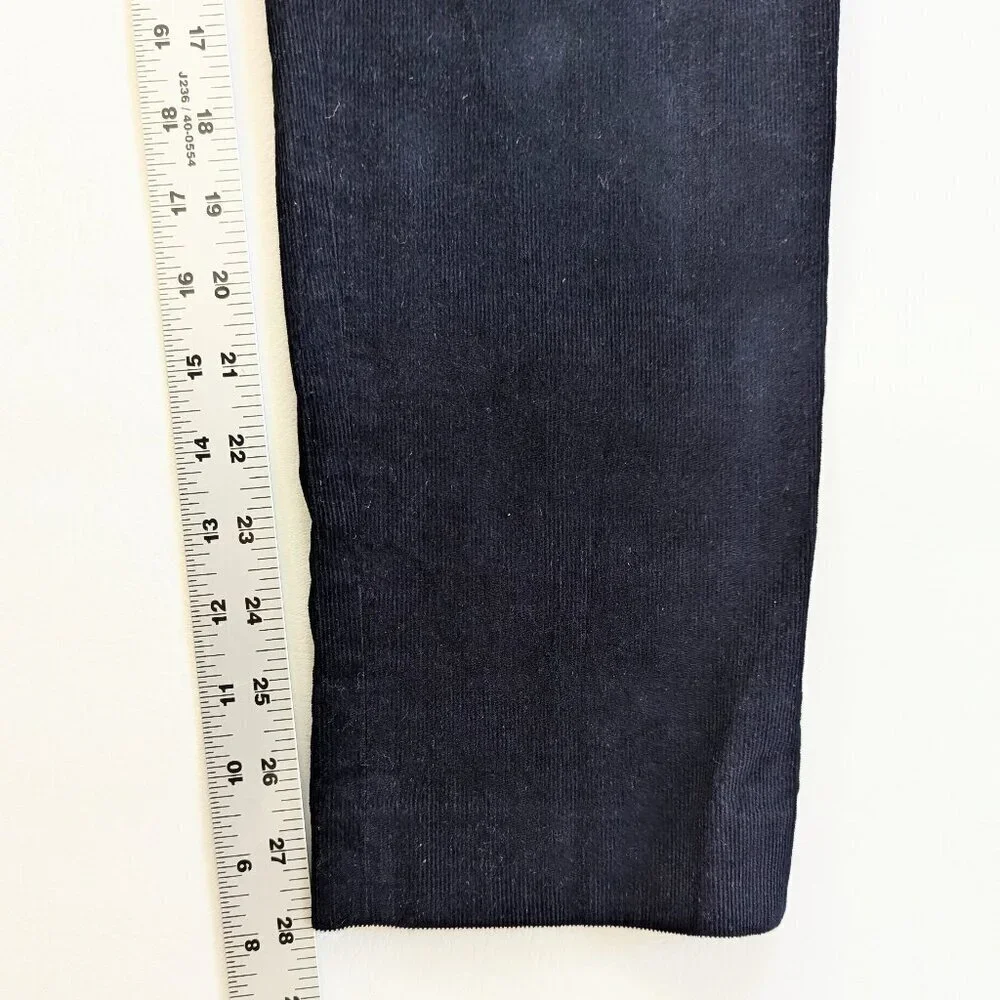 B By Brooks Brothers Big Boys Baccent 16R Corduroy Pants Navy Adjustable Waist